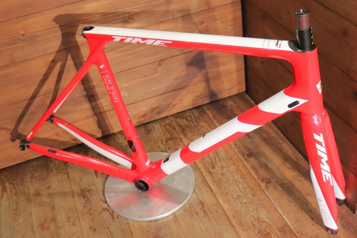 タイム TIME アルプデュエズ ALPE D’HUEZ 01 AKTIVフォーク 2018 Mサイズ カーボン ロードバイク フレームセット 東京南麻布店