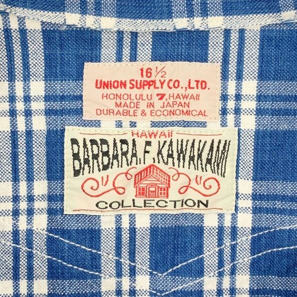 UNION SUPPLY パラカチェックブルゾンBARBARA KAWAKAMI UNION SUPPLY パラカチェックブルゾンBARBARA KAWAKAMI - メルカリ
