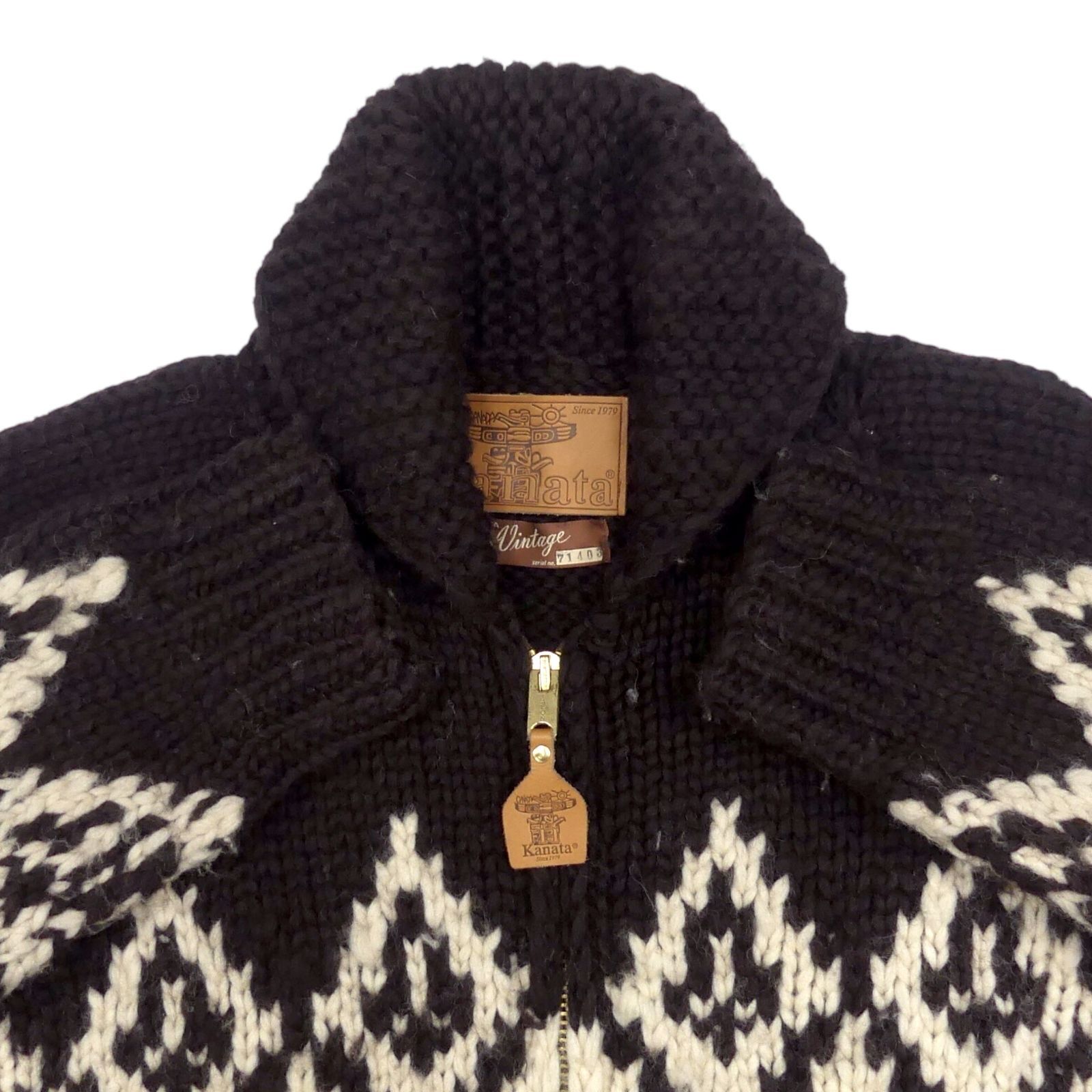 ヴィンテージ80sカナディアンカウチンジャケット ヴィンテージ 80s カナダ製 ヴィンテージ ウール カウチン