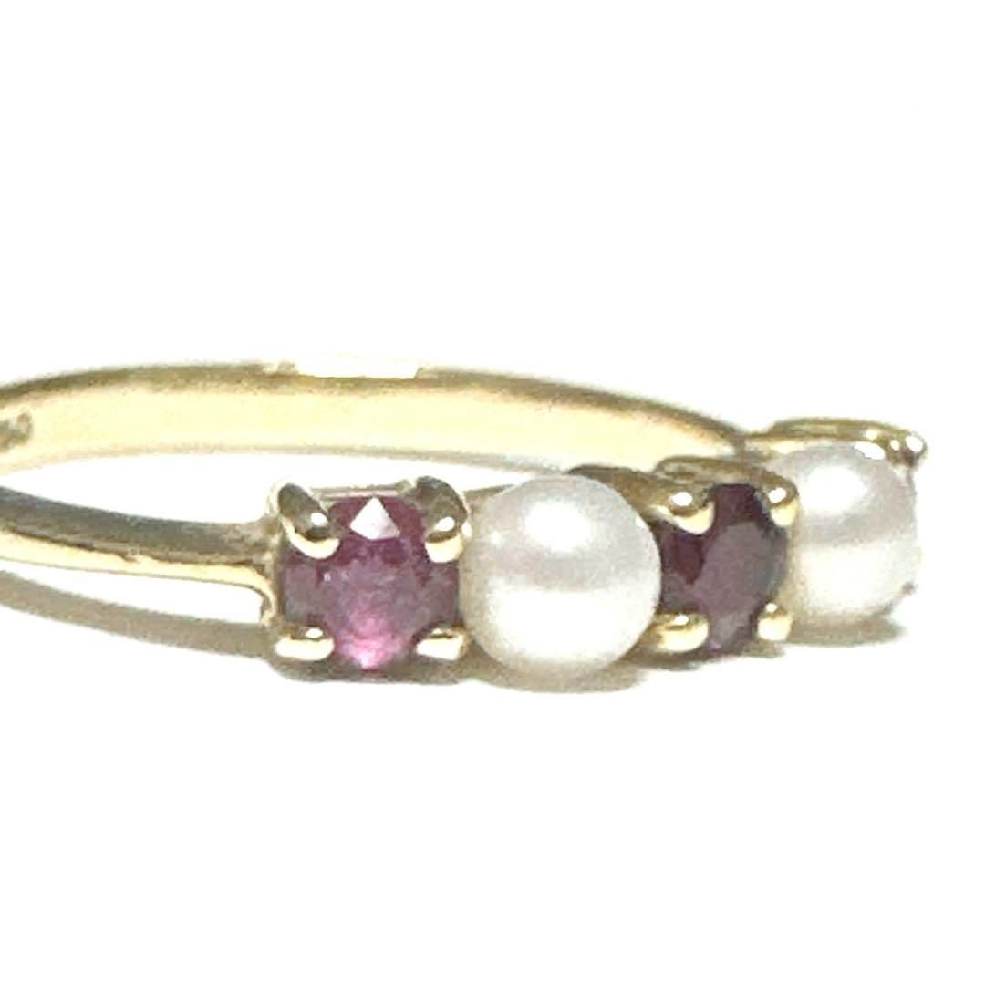 美品　TIFFANY＆CO.　ティファニー　指輪　リング　750　パール　ルビー 美品 TIFFANY＆CO. ティファニー 指輪 リング 750 パール ルビー