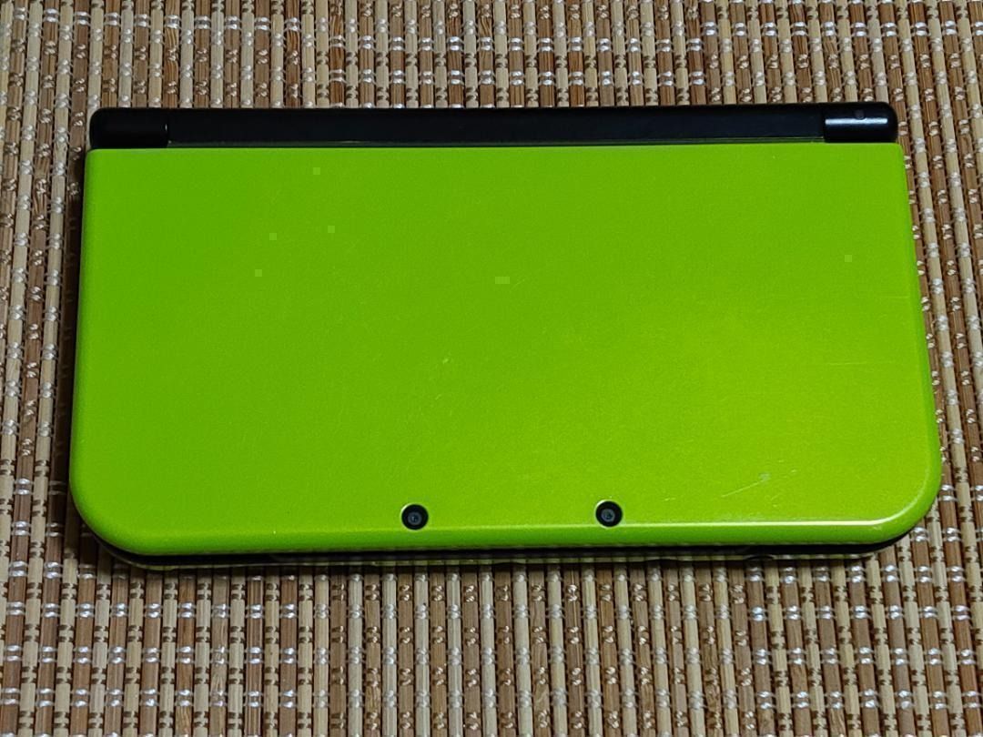 本体のみ New3DSLL ライム×ブラック H