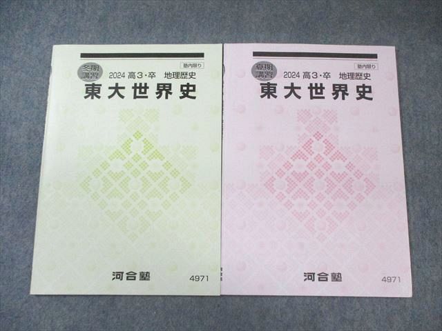 河合塾 東大世界史 2024 夏期/冬期 計2冊 007s0C - メルカリ