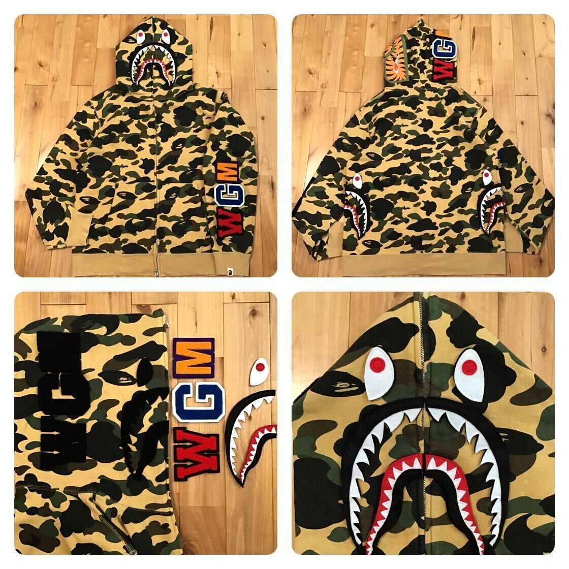 ☆2XL☆ DETACHABLE シャーク パーカー shark full zip hoodie a bathing ape BAPE 1st  camo エイプ ベイプ アベイシングエイプ XXL - メルカリ