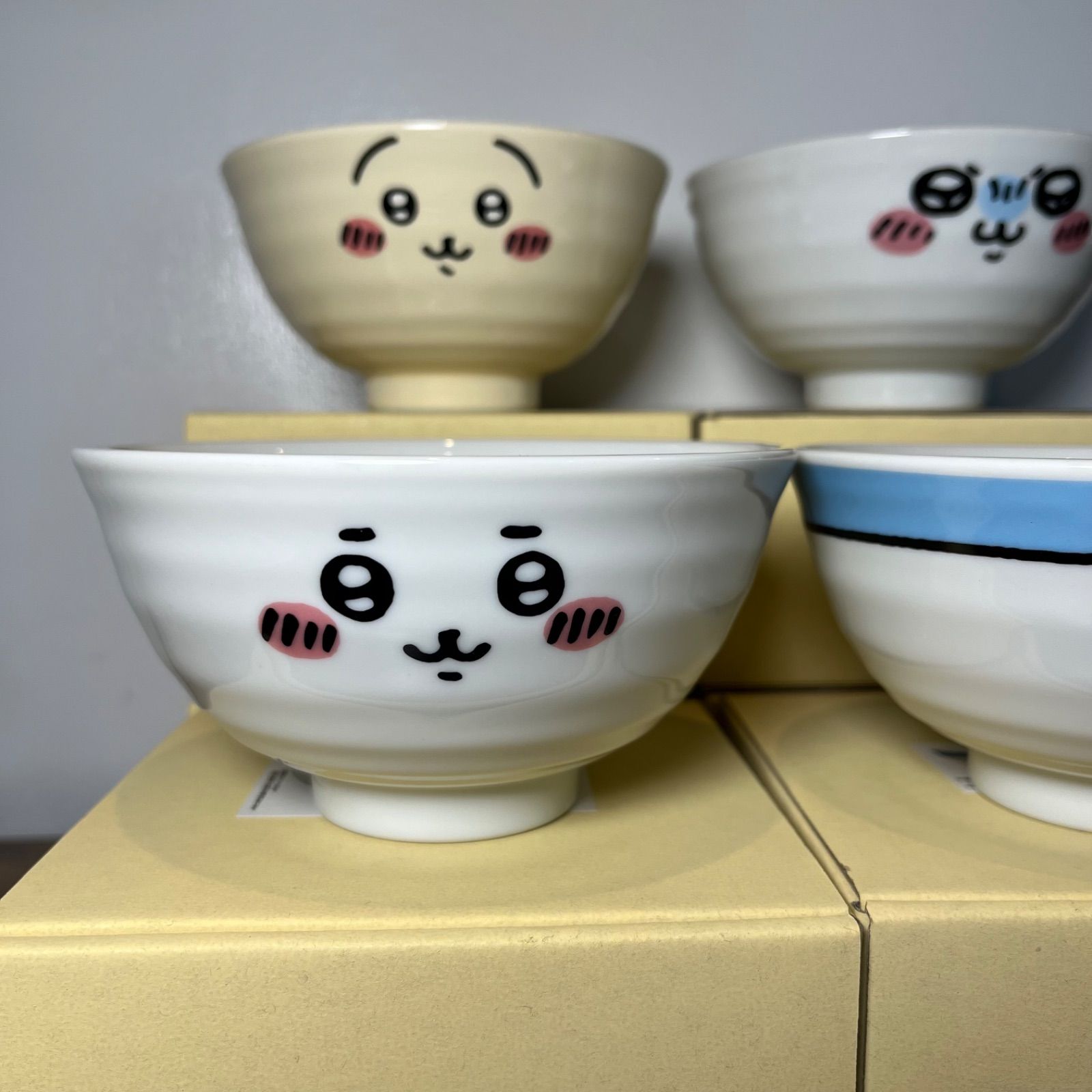 ちいかわ お茶碗 ハチワレ うさぎ モモンガ 4点セット - メルカリ