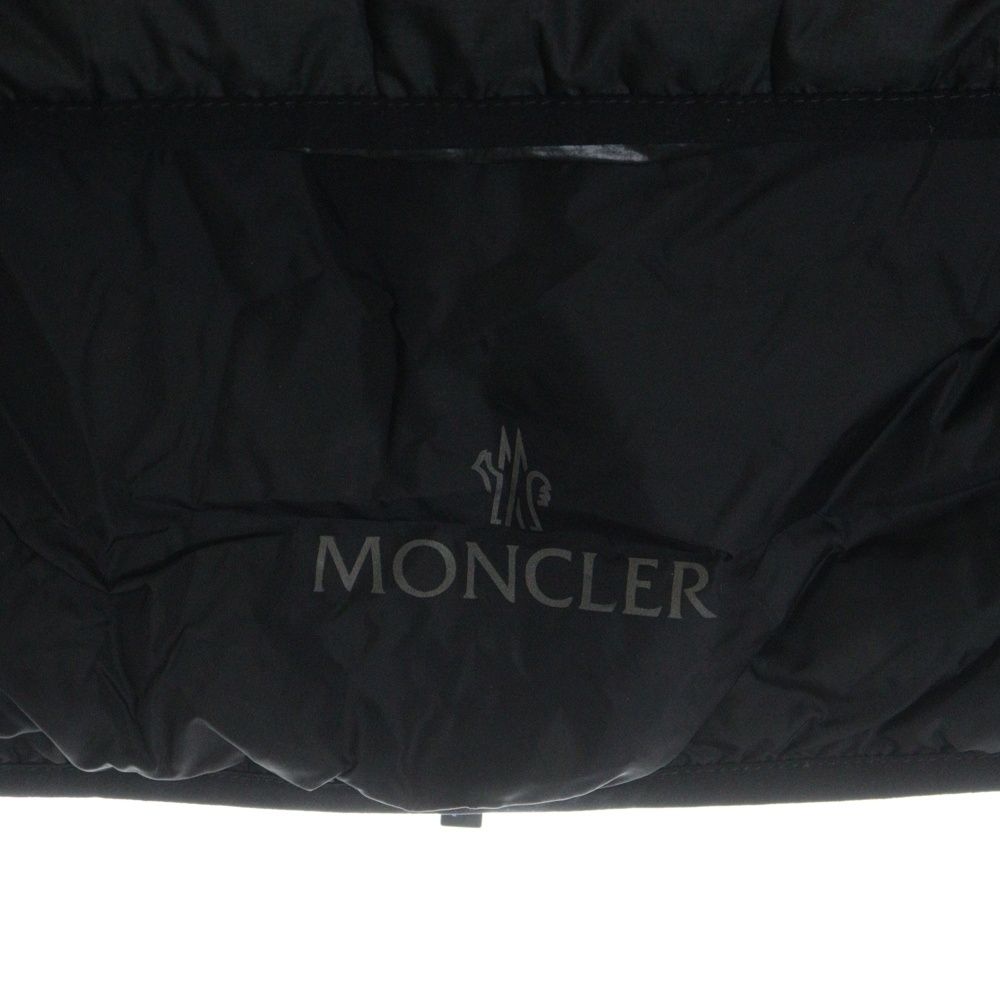【希少】MONCLER ロゴ ダウンパネル ウールジャケット ブラック MONCLER モンクレール ダウン ダウンジャケット アウター