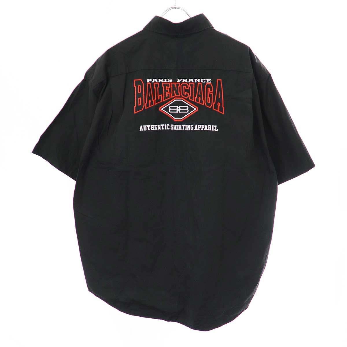 BALENCIAGA バレンシアガ docking long 長袖Tシャツ ブラック T