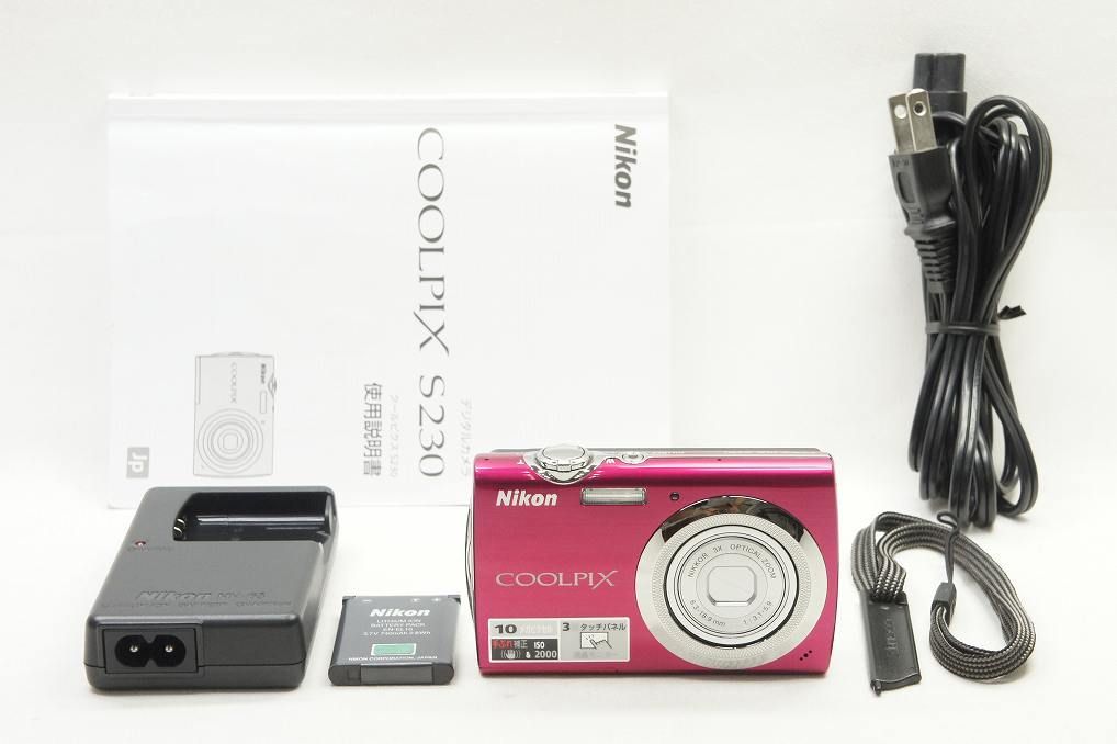 Nikon ニコン COOLPIX S230 コンパクトデジタルカメラ ローズレッド