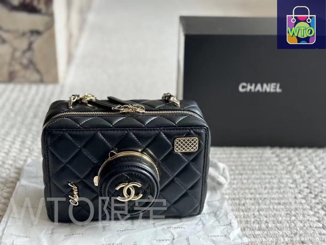 CHANEL●シャネルカメラクロスバック カメラの形がユニークで可愛い】CHANEL CCロゴ カメラ バッグ