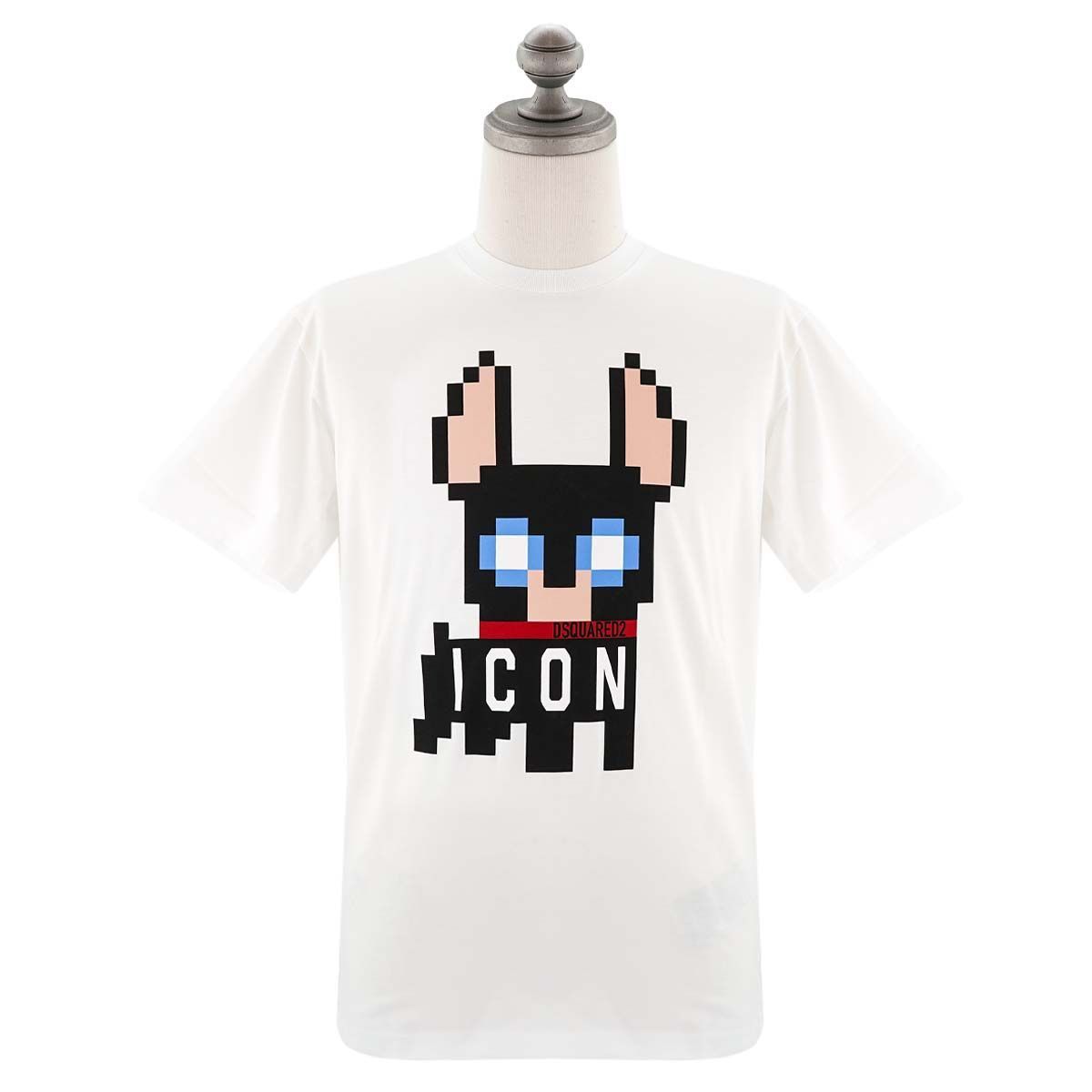 DSQUARED2 ディースクエアード 半袖Tシャツ S79GC0073 S23009 ICON CIPRO COOL T-SHIRT メンズ 男性 100 WHITE ホワイト