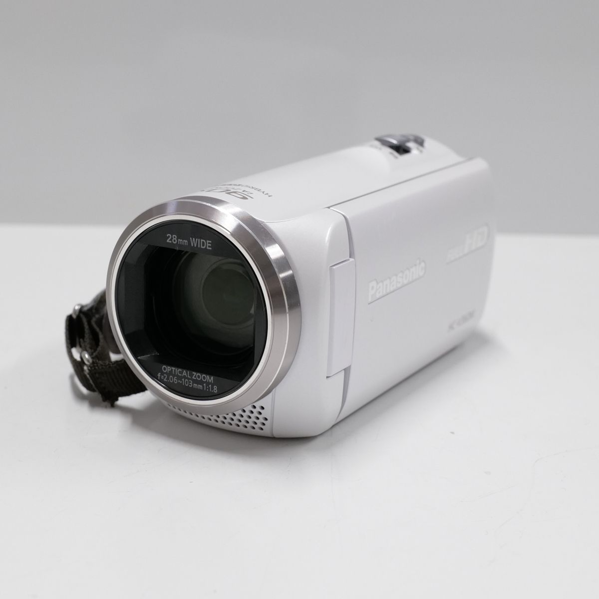 パナソニック HC-V360M ホワイト 高倍率iAズーム90倍 ビデオカメラ-