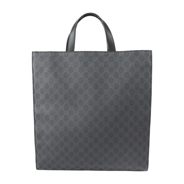 GUCCI グッチ クーリエ トートバッグ 495559 PVC レザー グレー