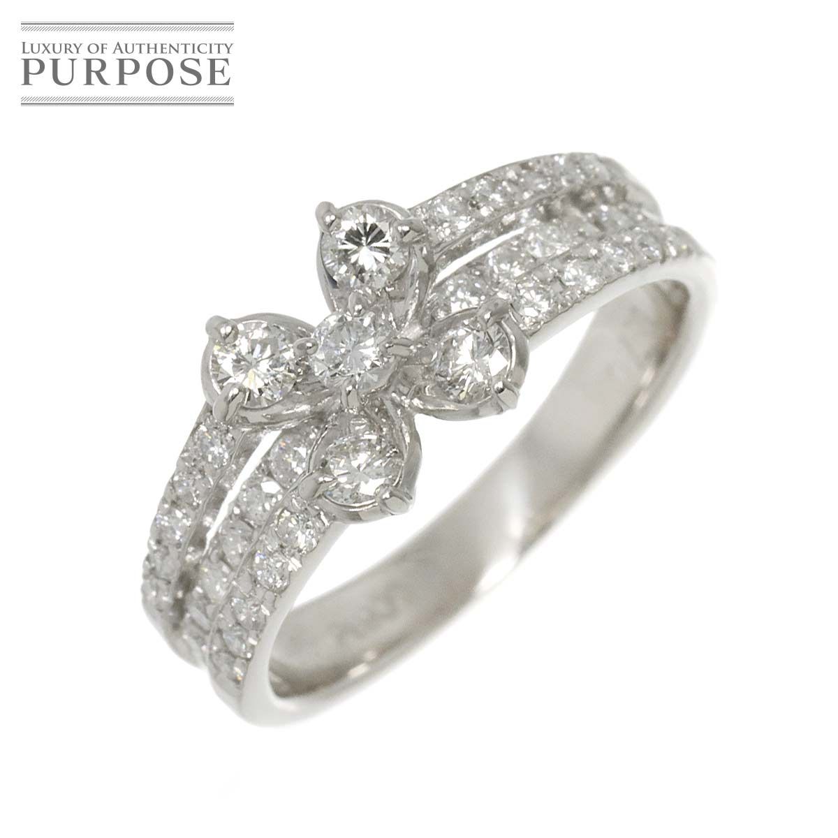 リング 10号 ダイヤ 0.70ct Pt プラチナ 指輪 Diamond Ring 90273791