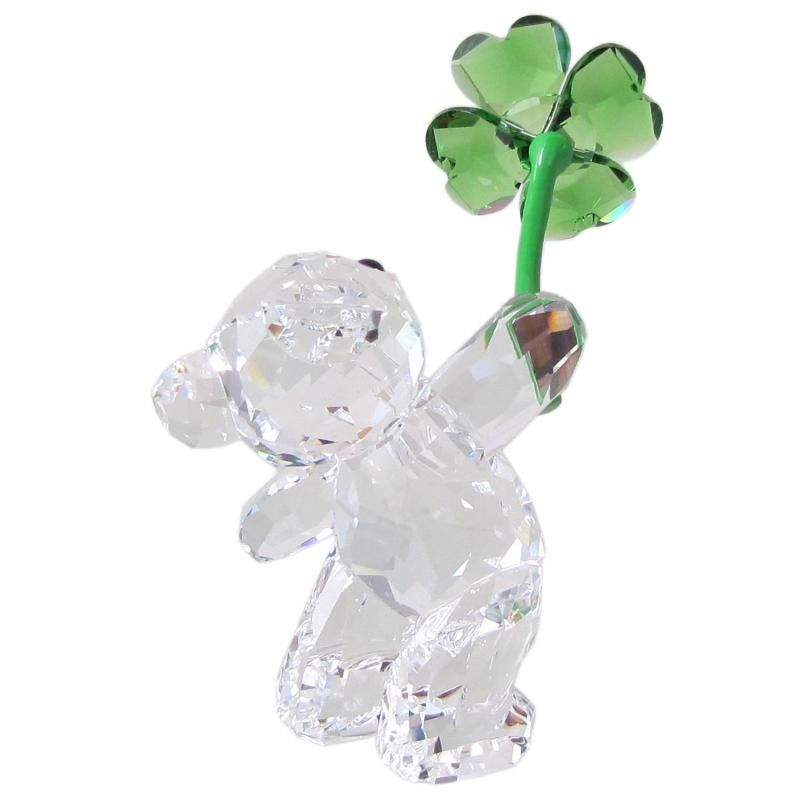【美品、未使用品】スワロフスキー  Krisベアフィギュア(ラッキーチャーム) スワロフスキー SWAROVSKI クリスタル フィギュア クリスベア