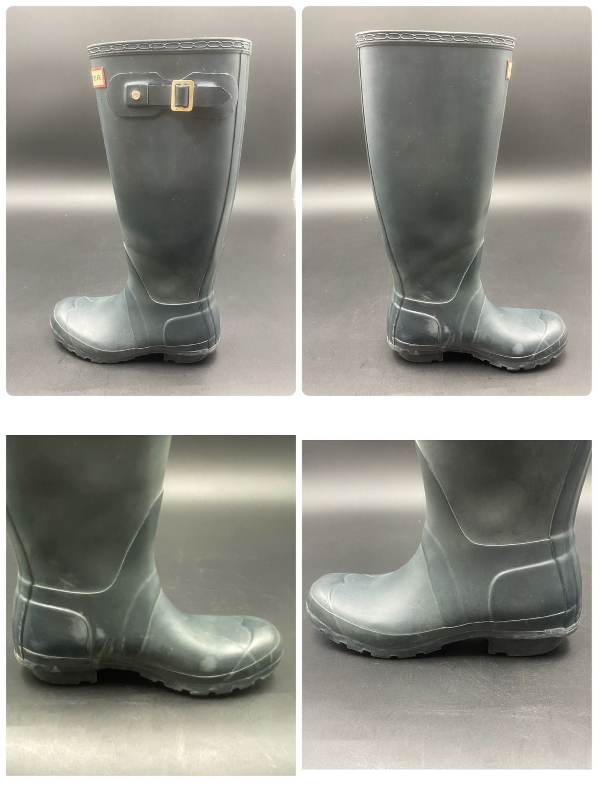♡未使用　HUNTER  ハンター　レインブーツ　UK4  23cm 27 HUNTER ハンター レインブーツ ブラック 長靴 23cm UK4