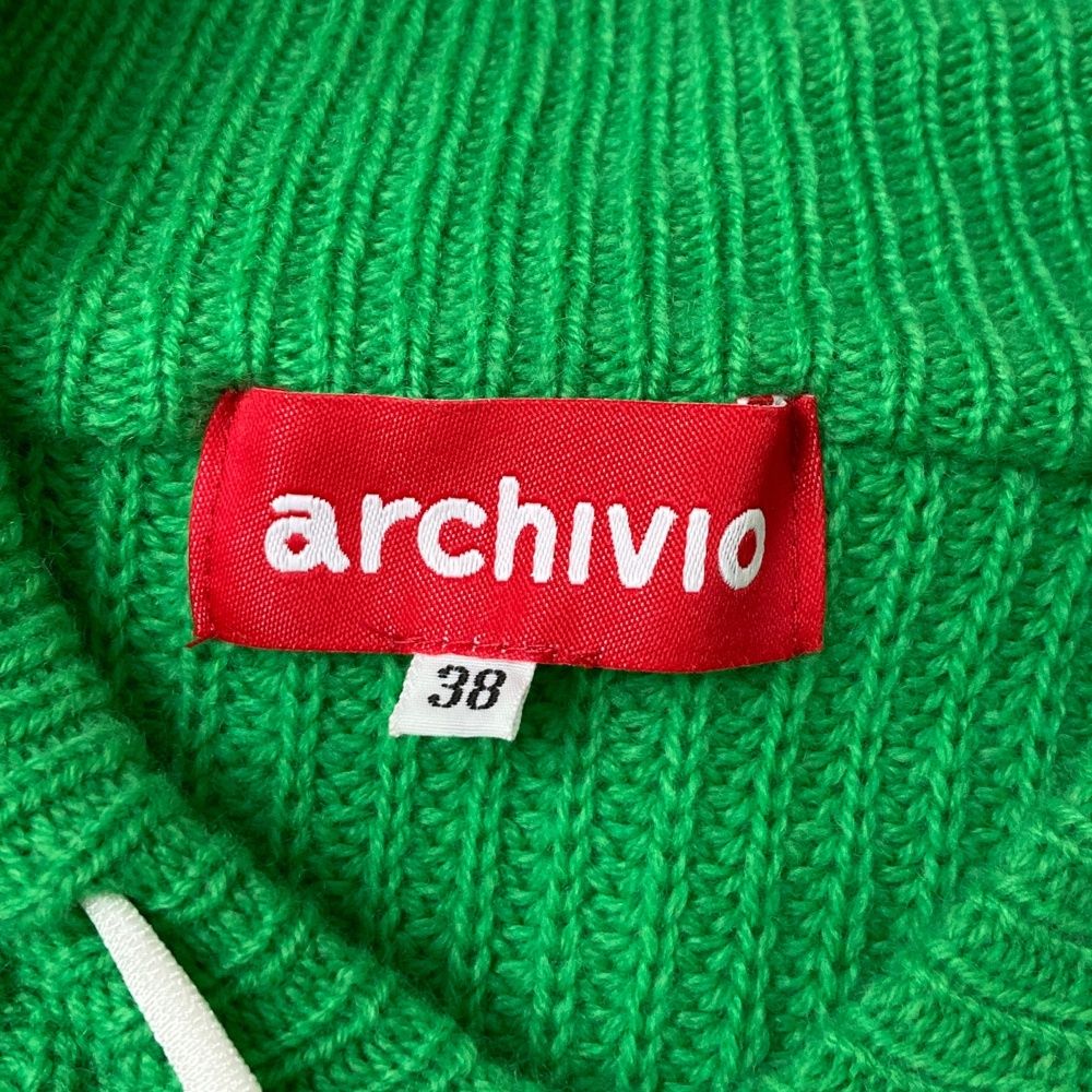 サイズ：38 ARCHIVIO アルチビオ ニット セーター グリーン系