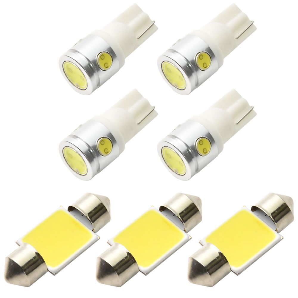 LW3W LW5W LWEW LWFW MPV H11.6-H18.1 マジ明るいCOB LEDルームランプ 電球 7点