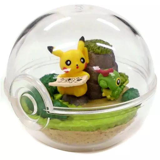 中古】トレーディングフィギュア ピカチュウ＆キャタピー 
