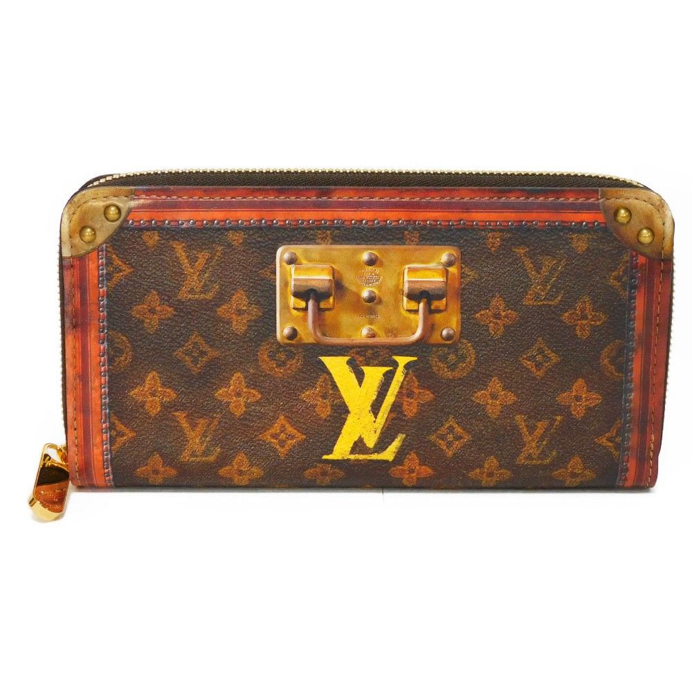 LOUIS VUITTON ルイ・ヴィトン ジッピーウォレット 現行 LVロゴ  