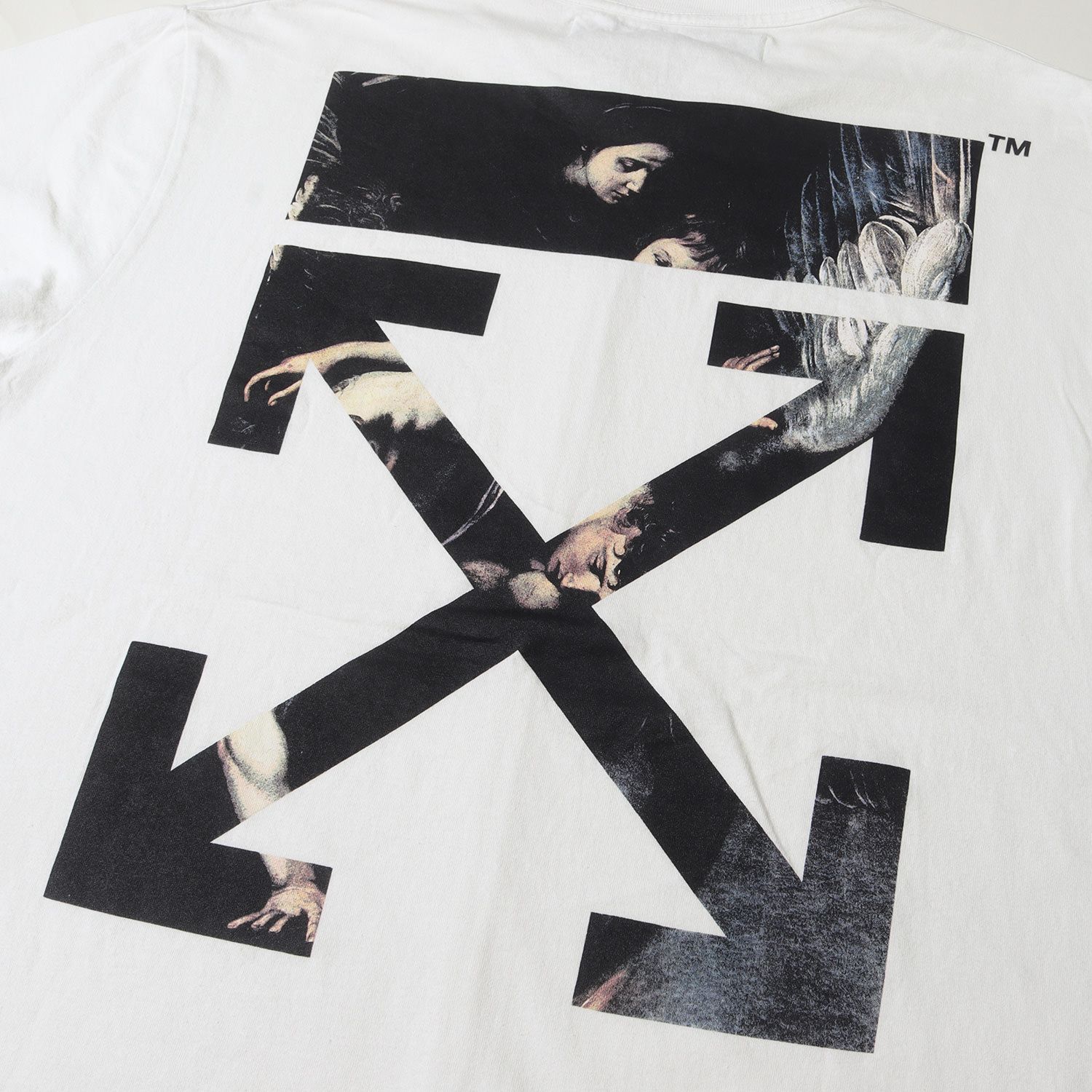 OFF-WHITE オフホワイト Tシャツ サイズ:M 20SS 絵画アローマーク 