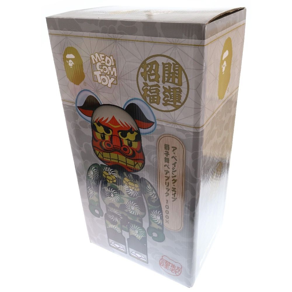 MEDICOM TOY - MEDICOM TOY メディコムトイ BE@RBRICK BAPE SHISHIMAI 1000% ベアブリック アベイシングエイプ 獅子舞 フィギュア マルチカラー NEW YEAR BE@RBRICK SHISHIMAI 1000% | bape.com
