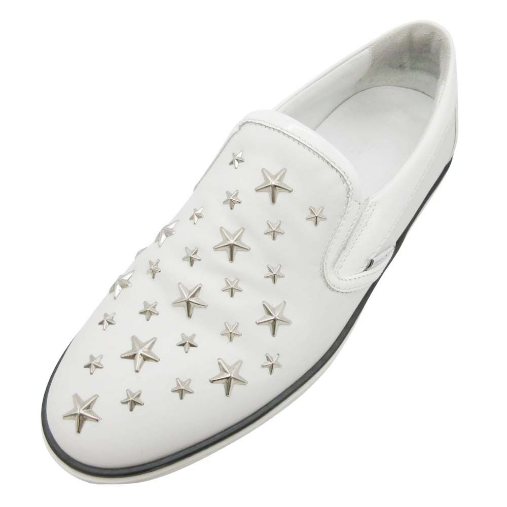 JIMMY CHOO ジミー・チュウ ブラック星型スタッズ スリッポン 23.5