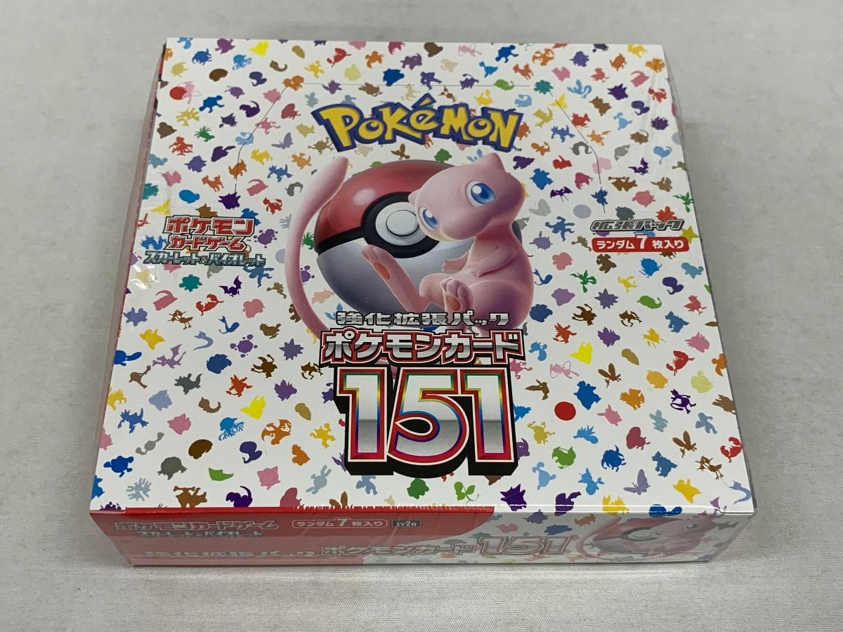 楽天市場】【新品シュリンク付き】 ポケカ151 ポケモンカード