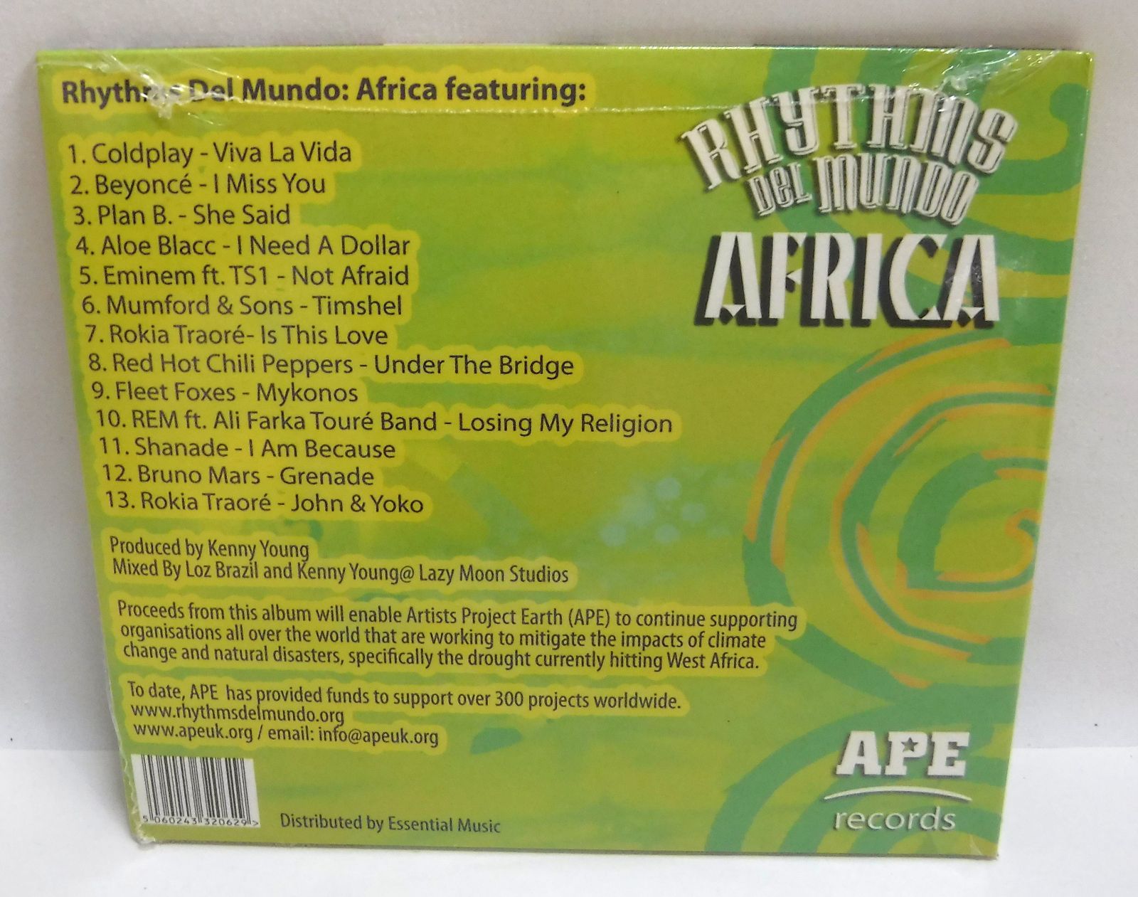 M[パケ3]0293 Rhythms Del Mundo AFRICA 輸入盤 デジパック仕様