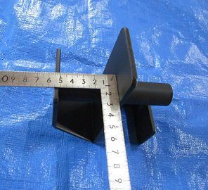 GENKI製 Jフック（60-25） 標準タイプ 鉄 角 パイプ