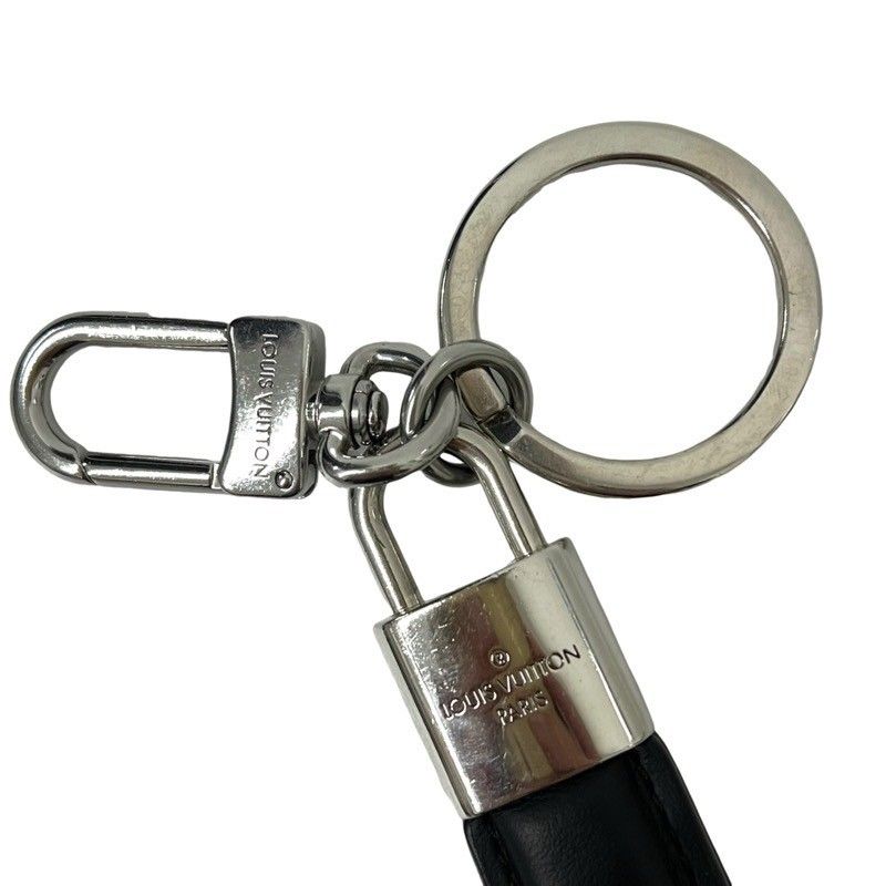 ルイ・ヴィトン キーホルダー M00745 ブラック レザー キーリング ルイ・ヴィトン キーホルダー M00745 ブラック レザー