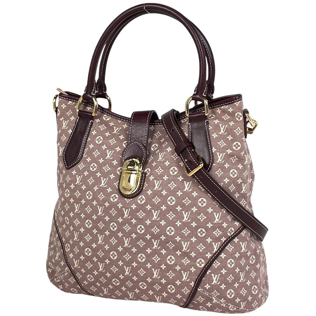 ルイ ヴィトン Louis Vuitton エレジー 2WAY ショルダーバッグ トートバッグ モノグラムイディール セピア ボルドー M56698 レディース