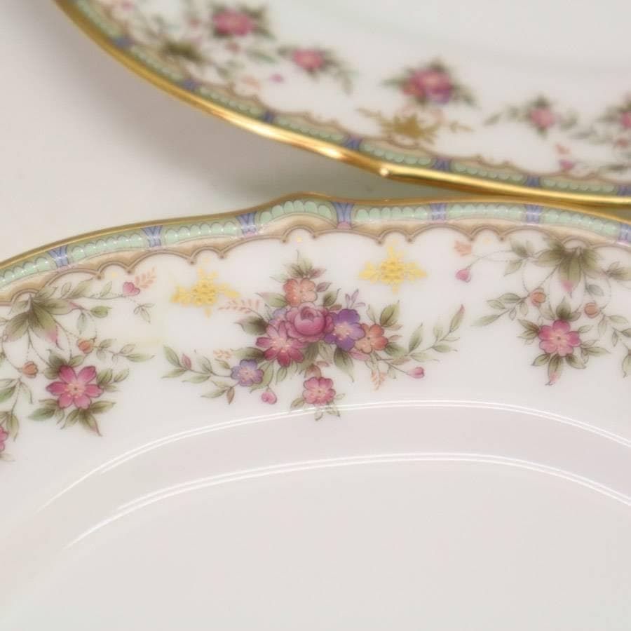 ノリタケ ダイヤモンドコレクション ローズパレス デザートプレート 4