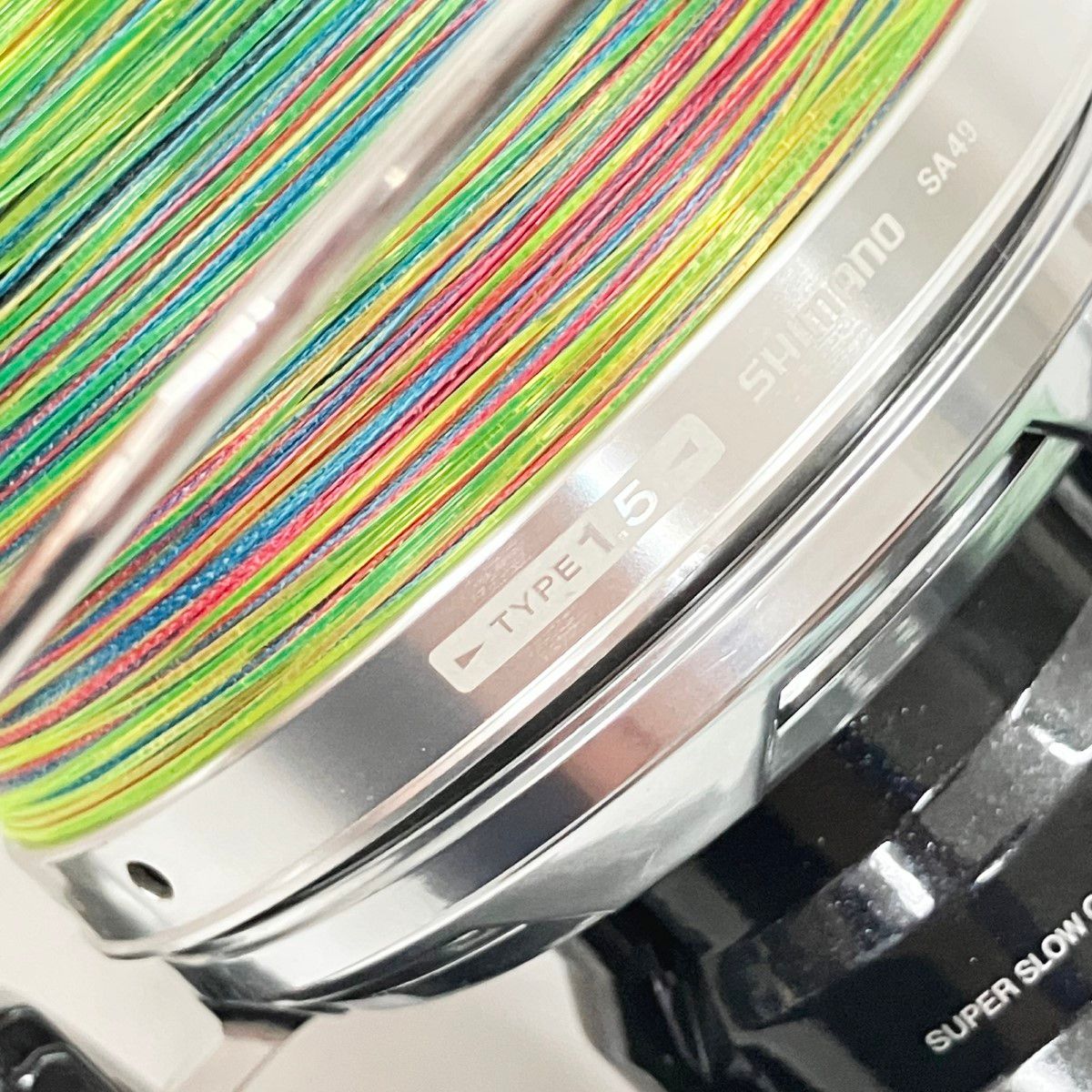 美品 シマノ 13 サーフリーダー CI4+ 35 TYPE1.5 SA49 〇〇 SHIMANO シマノ SURF LEADER Cl4+ 35 13 スーパーエアロ