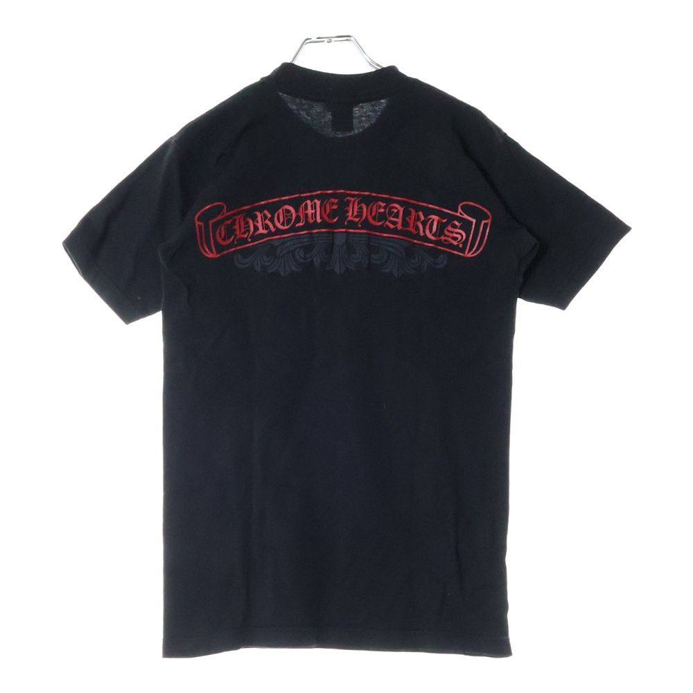 クロムハーツ Tシャツ スクロールラベル スタープリント 古着 USED CHROME HEARTS クロムハーツ（原本無） 国内正規品 USA製