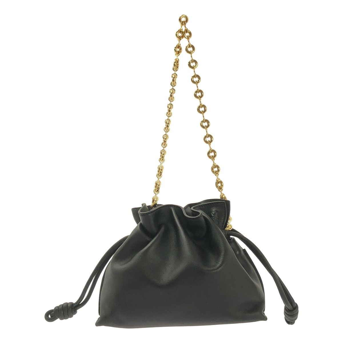 LOEWE | ロエベ | フラメンコミニ チェーン ショルダーバッグ | ブラック | レディース