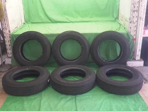 【中古】トラックタイヤ6本 ヨコハマLT151R 205/80R17.5