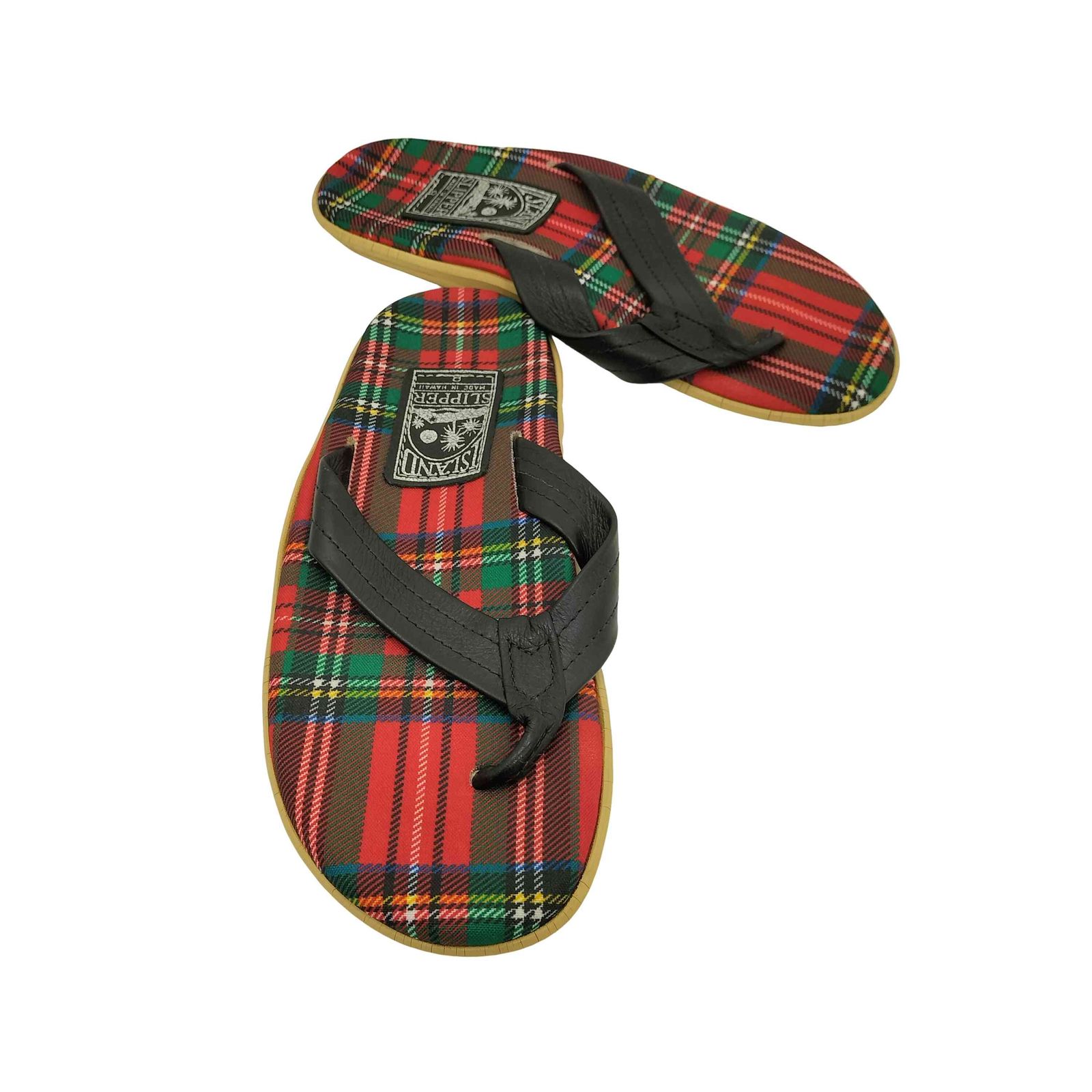 アイランドスリッパ ISLAND SLIPPER タータンチェック トングサンダル メンズ US 8