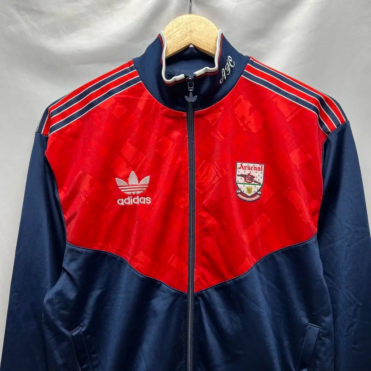 Nike arsenalサッカージャージ XL レッド/ホワイト アーセナル ジップ