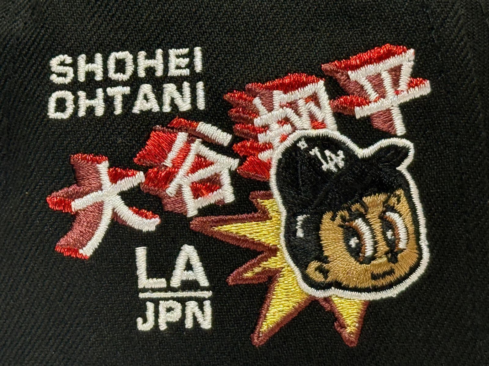  Newera ロサンゼルスドジャース 大谷翔平 LA JPN ローズ刺繍 9 forty A-FRAME スナップバックキャップ ブラック ベースボールキャップ キャップ