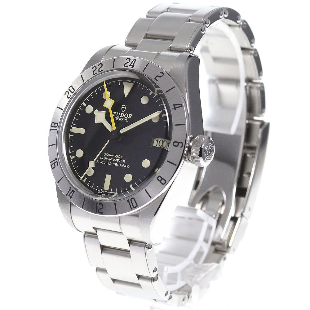 チュードル TUDOR 79470 ブラックベイ プロ デイト GMT 自動巻き メンズ美品箱・保証書付き_736009