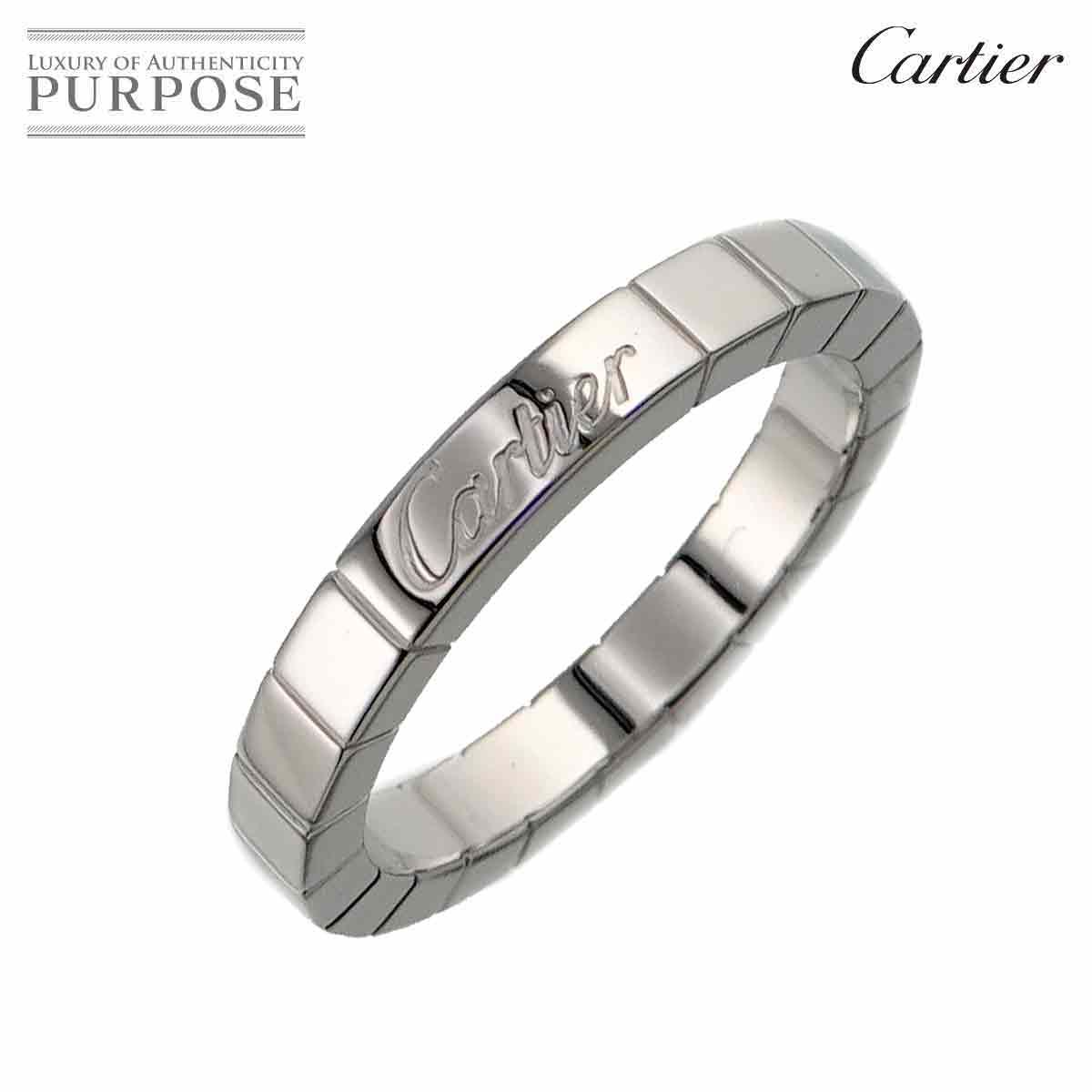 カルティエ Cartier ラニエール #54 リング K18 WG ホワイトゴールド 750 指輪 Laniere Ring 90248241 -  メルカリ