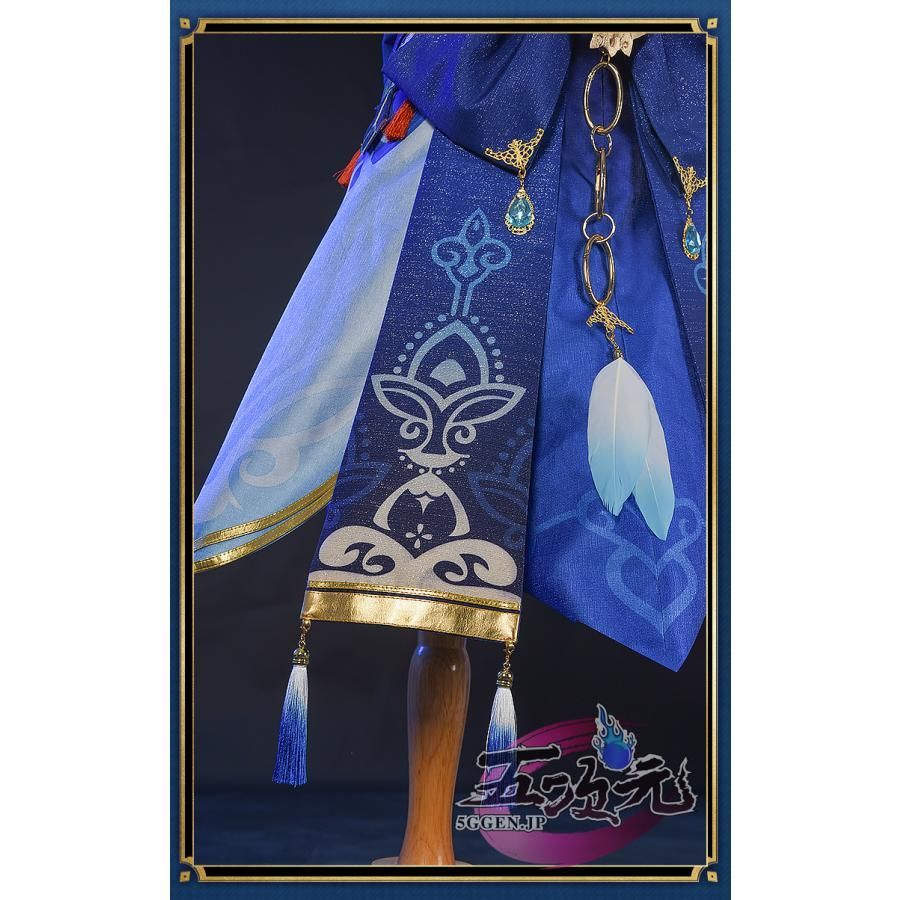 新品、未使用 五次元 基萌 原神 コスプレ ニィロウ 衣装 ※ウイッグ 靴 追加