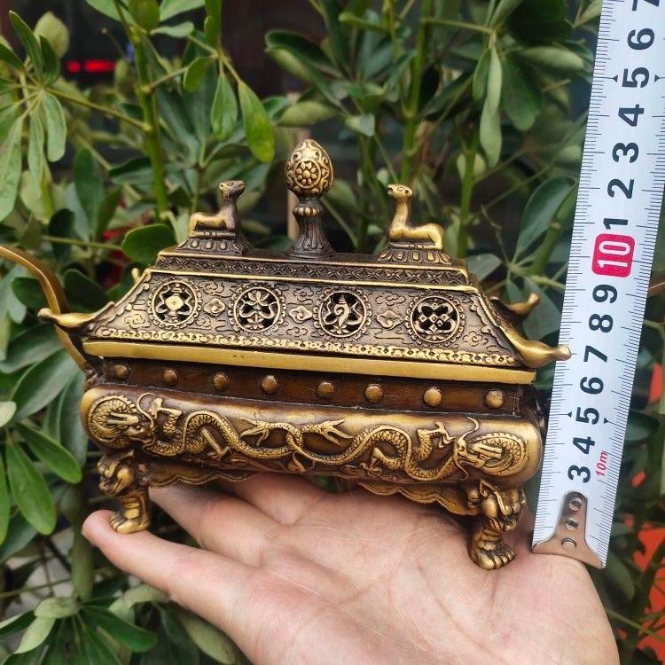 ドラゴン彫刻の金属ボウル 纯銀製品 時代物 工芸品 置物 碗
