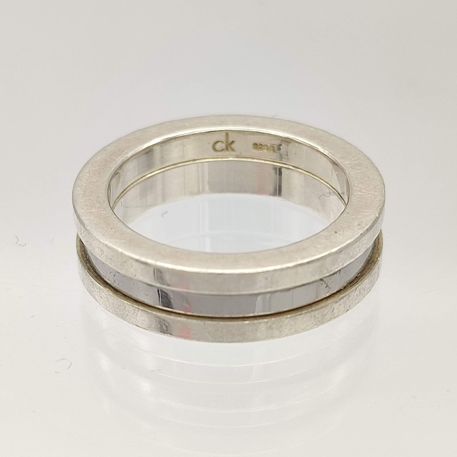 ck カルバン・クライン　リング　シルバー925 カルバンクライン 指輪 11号 リング 内径16.4mm 925S シルバー