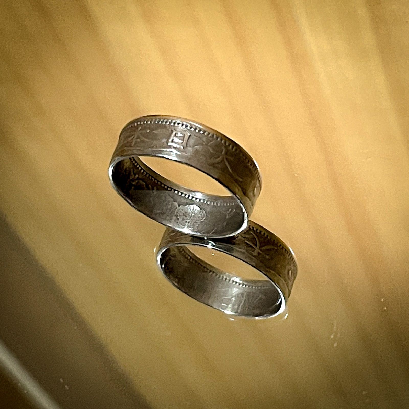 メルカリshops ぼくこぶた様オーダー品 日本10銭コインリング