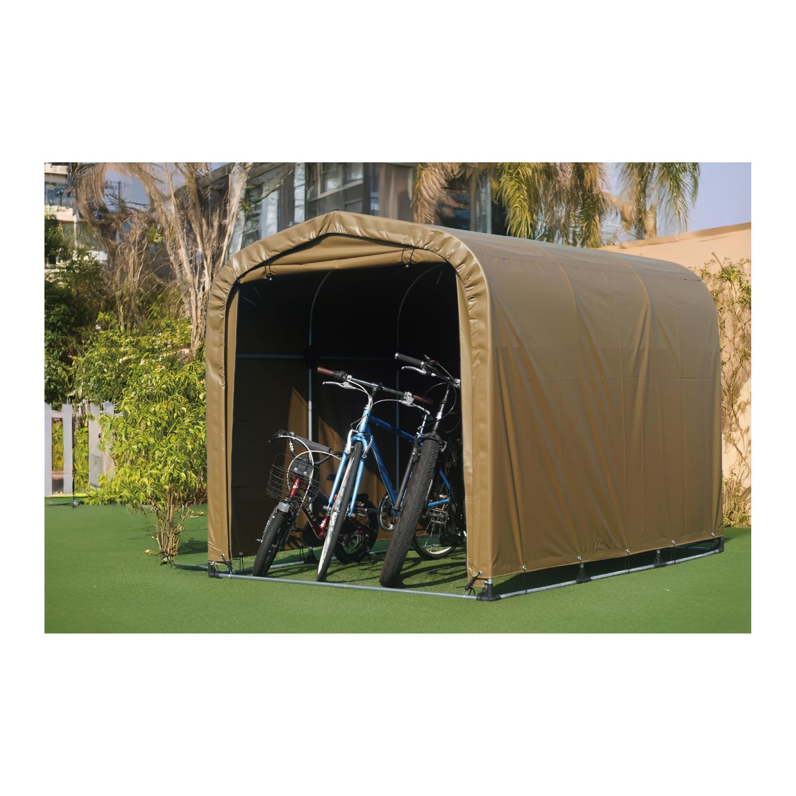 南榮工業 (Nan-a Corporation) サイクルハウス 3台用 SAND (サンド) 幅 