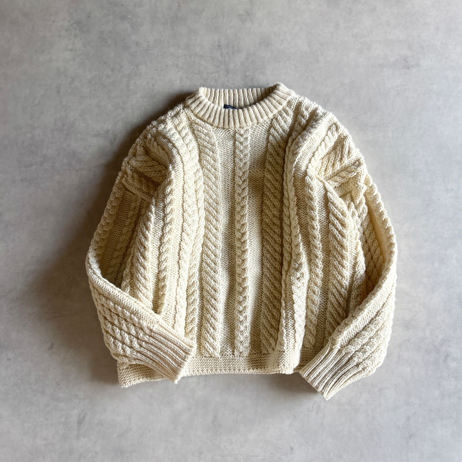 極美品 / Guernsey Woollens ガンジーウーレンズ / 英国製 ウール100 
