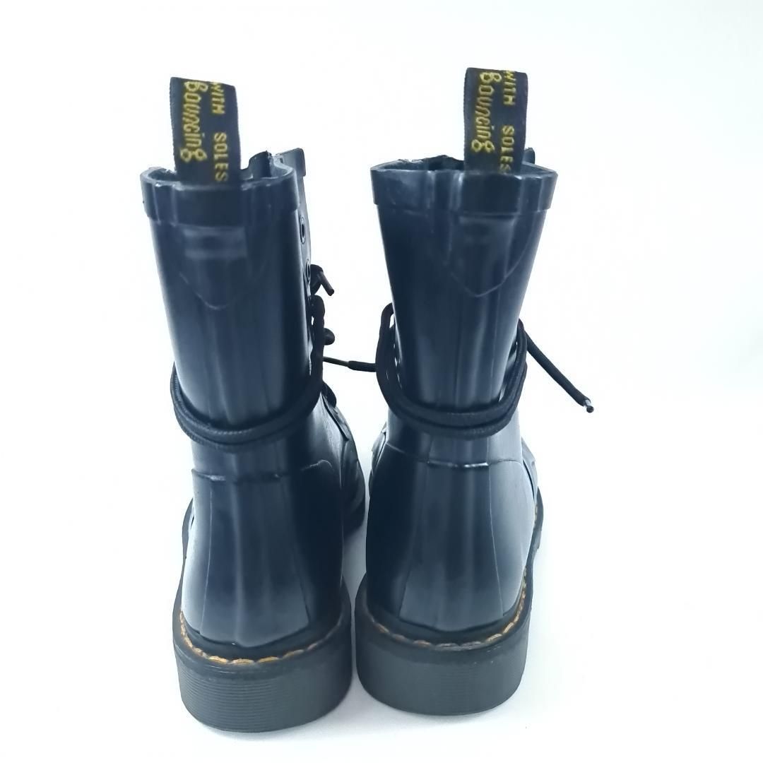 ドクターマーチン　黒　8ホール　レインブーツ　uk7 Dr.Martens DRENCH レインブーツ 8ホール UK4 ブラック ドクター