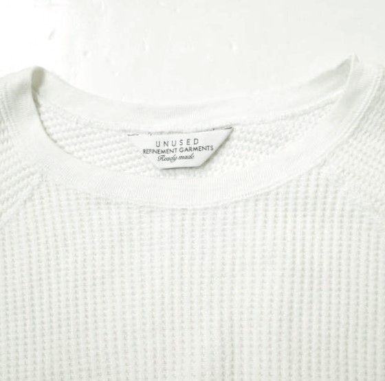 UNUSED アンユーズド 19AW 日本製 Long Sleeve Waffle T-shirt ロング  