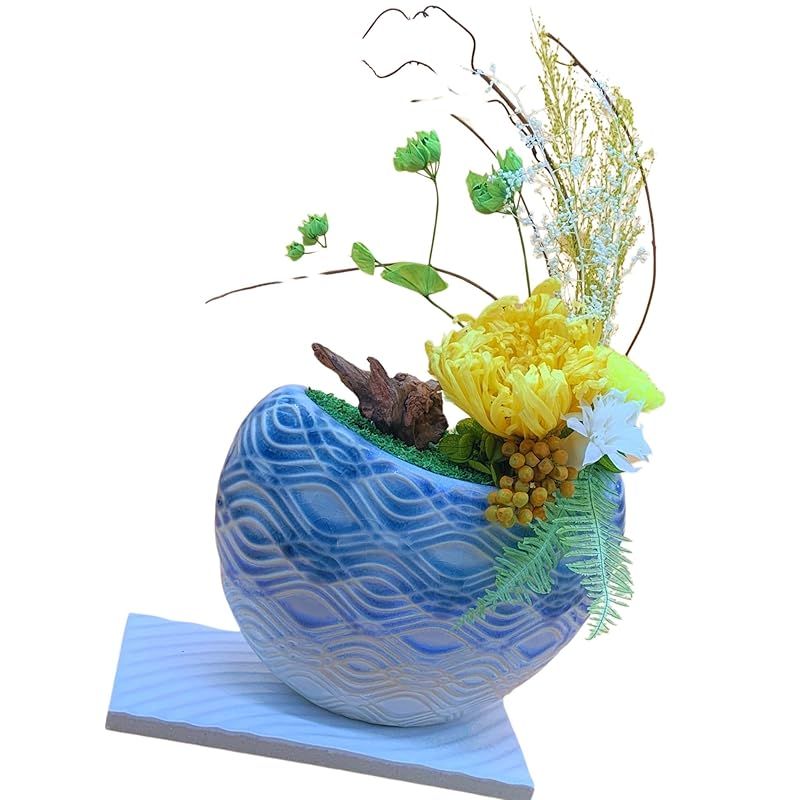 Sweet November 5D 和花専科 Japanese Modern Style 凪さと檸檬 Lemon プリザーブド 花ギフト