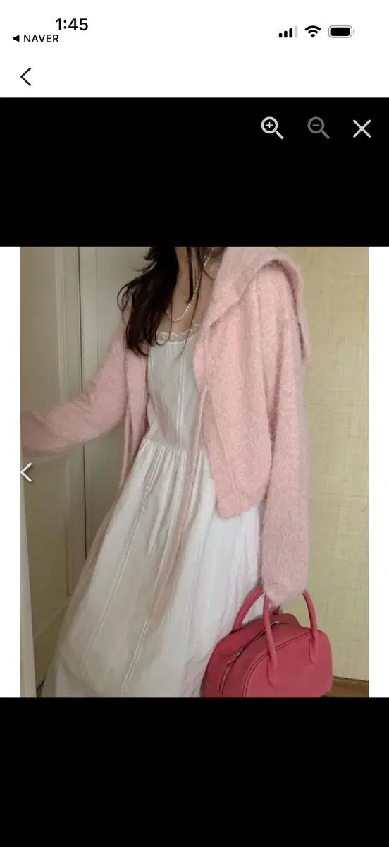 【超特価】 PrettyYoungThing セーラー ブークレ カーディガン ピンク